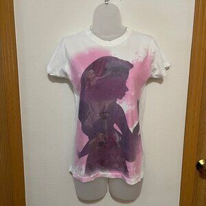 Disney Rapunzel Tangled Silhouette T-Shirt (Medium)